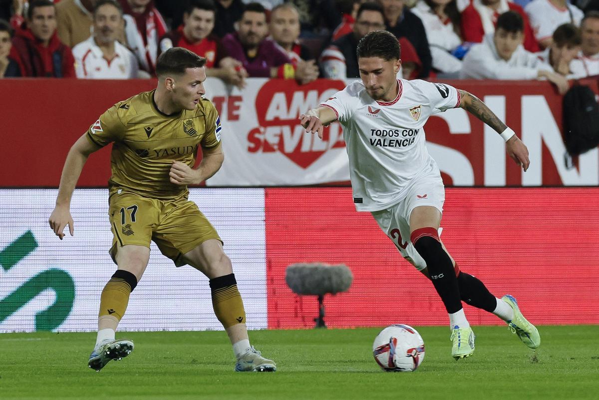 0-2. Victoria plácida para la Real Sociedad en el Sánchez-Pizjuán