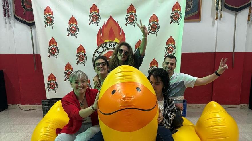 La falla más pequeña de Alzira se digitaliza con una aplicación para gestionar sus actividades