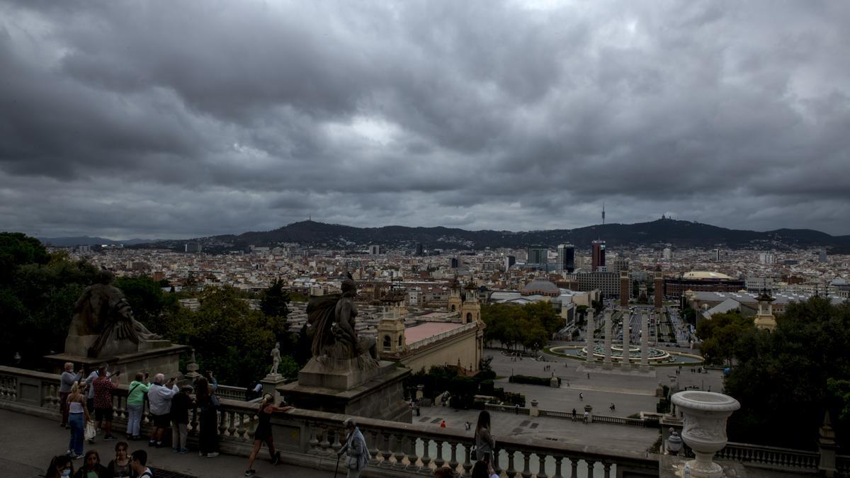 Nubes de tormenta en Barcelona