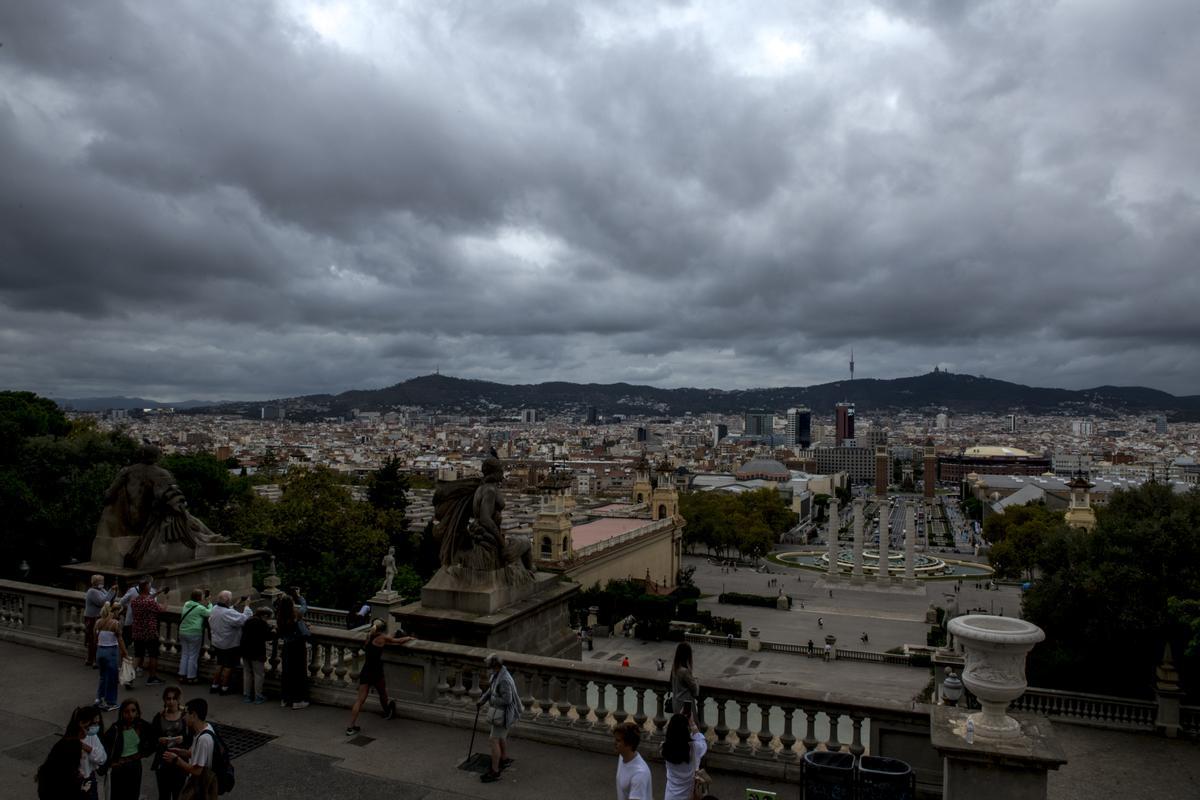 Nubes de tormenta en Barcelona