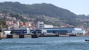 Vista de las instalaciones de la sede central de Pescanova en Chapela.