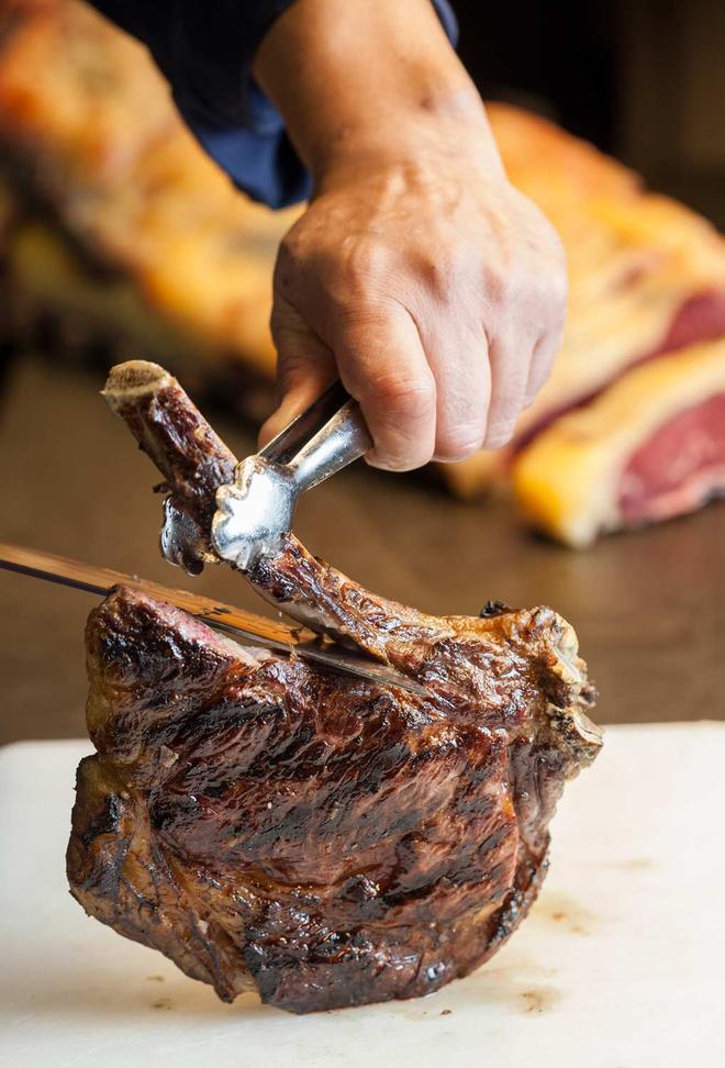 Chuletón de vaca a la brasa, Roostiq