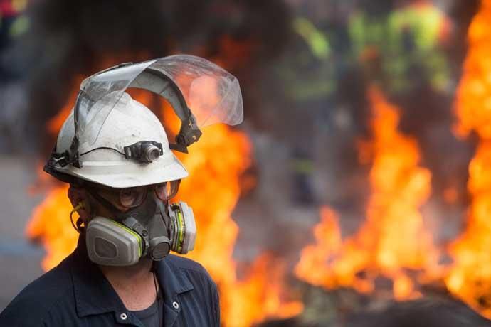 Protestas contra los despidos en Alcoa San Cibrao