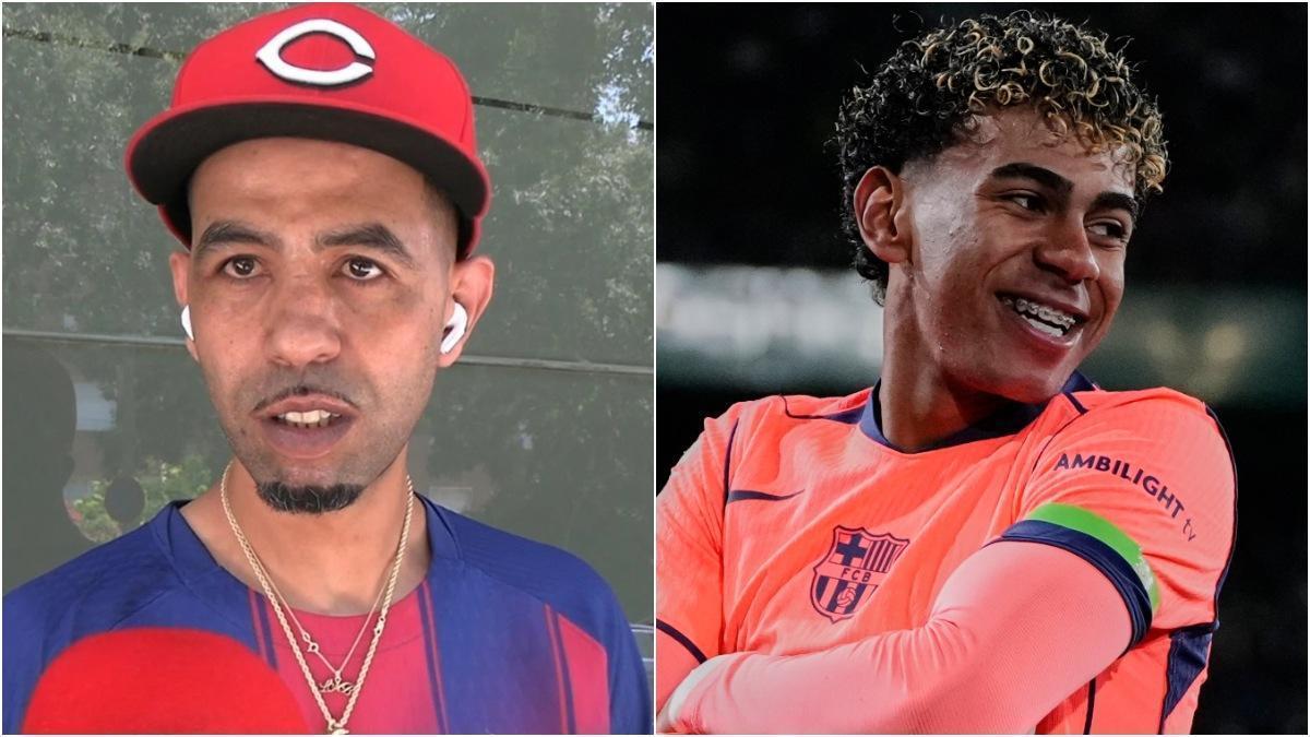 El padre de Lamine y su elogio en directo: "Hijo viéndote así jugar me pongo hasta cachondo"