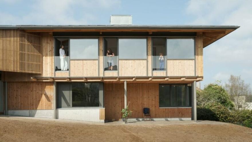 Casa Regoufe en Teo, aspirante a los Premios de Arquitectura 2024