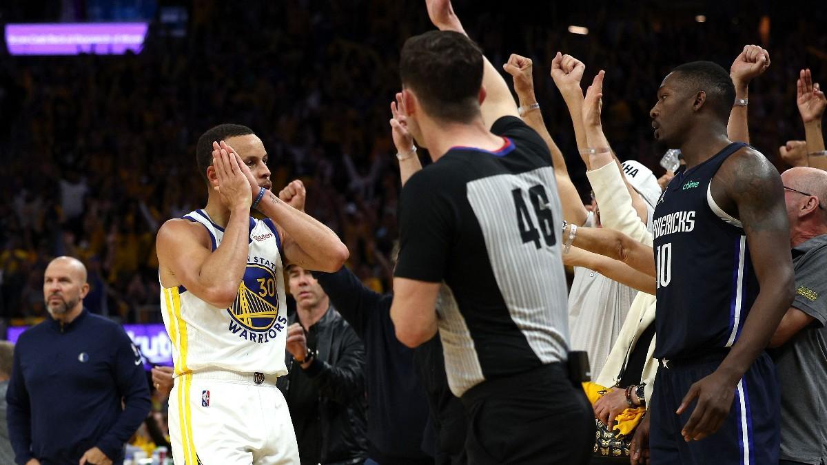 Stephen Curry durante el partido ante Dallas Mavericks