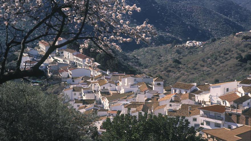 Vista de Moclinejo, que tendrá un Centro de Estudios de la Pasa de la Axarquía