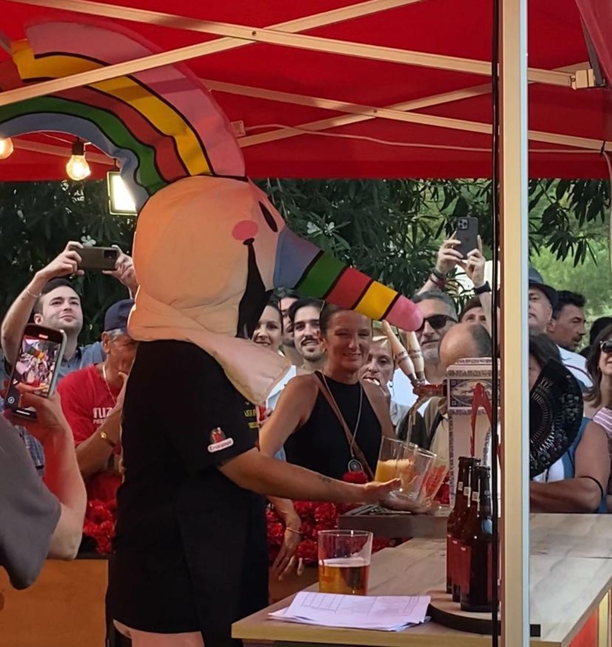 Bar Moraleja, Nervión participante del concurso mejor tirador de cerveza