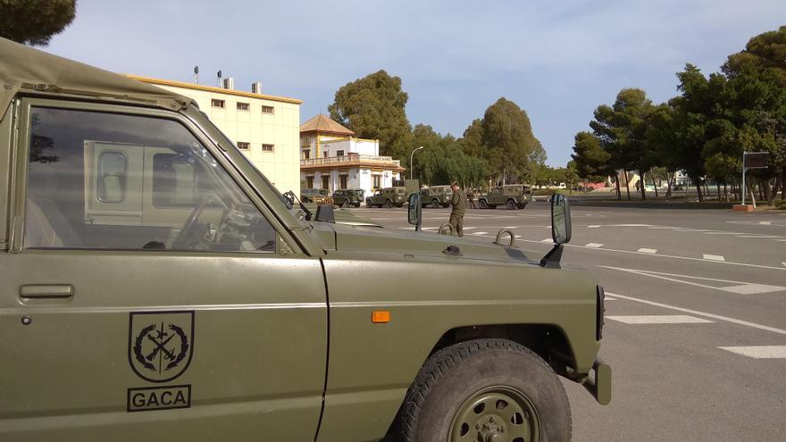 Muere un legionario en un accidente con un vehículo militar en Almería