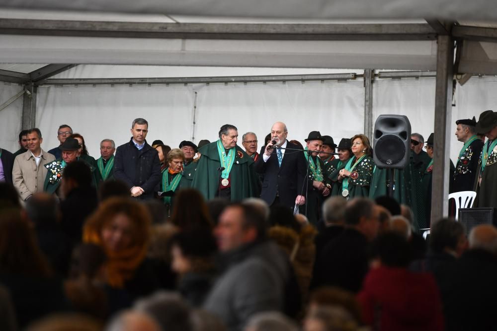 Fiestas gastronómicas en Pontevedra: Mourente se congrega alrededor de una taza de su caldo