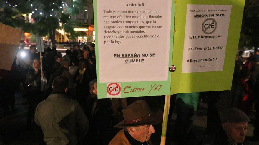 Protesta en Málaga capital por el uso de la cárcel como CIE.