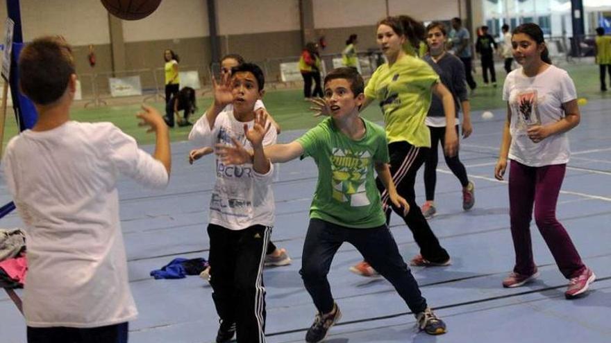 Una de las actividades de la Festa do Deporte celebradas ayer en Fexdega.