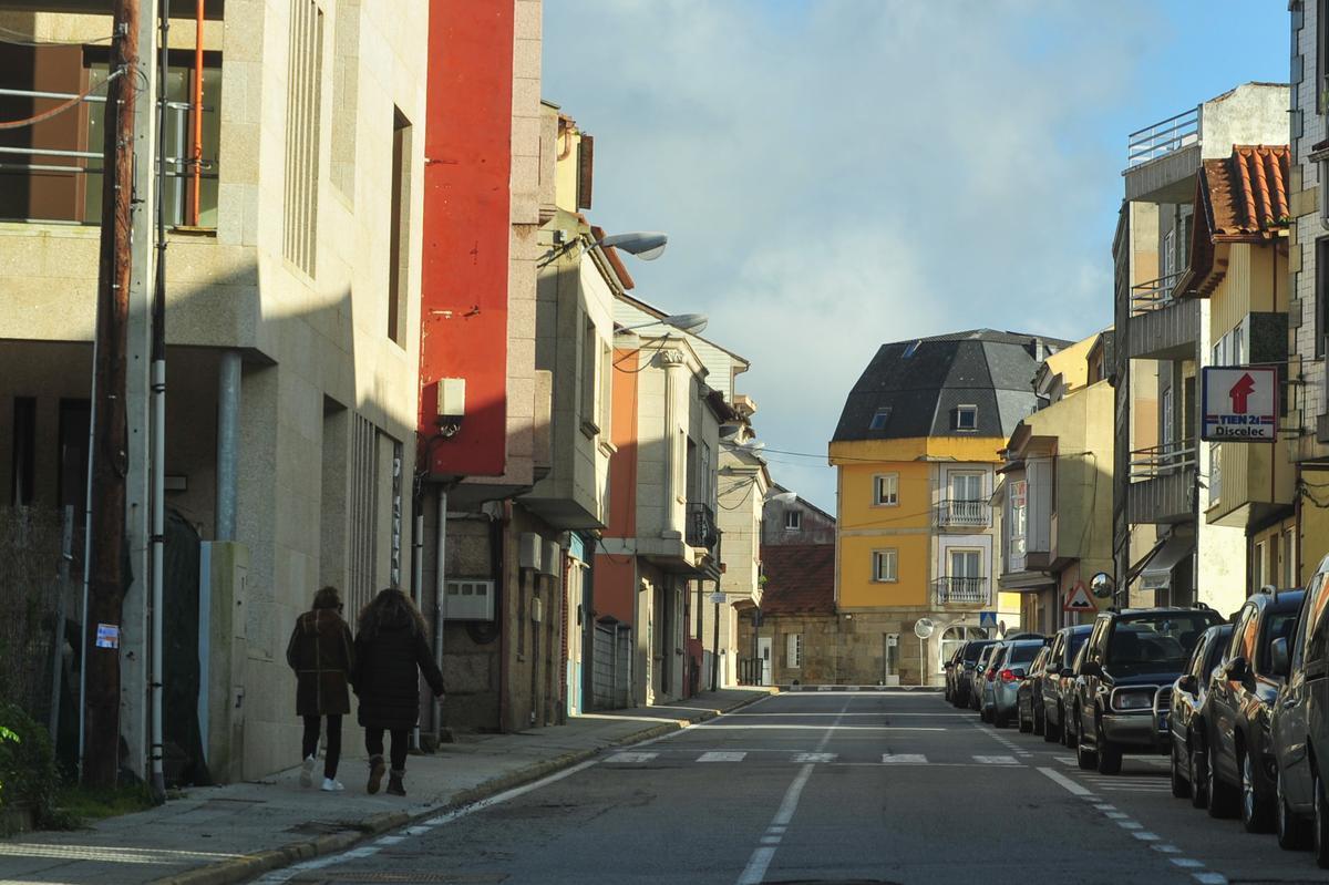 Avenida Castelao, en A Illa de Arousa.