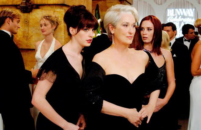 Anne Hathaway, Emily Blunt y Meryl Streep, protagonistas de 'El diablo viste de Prada'