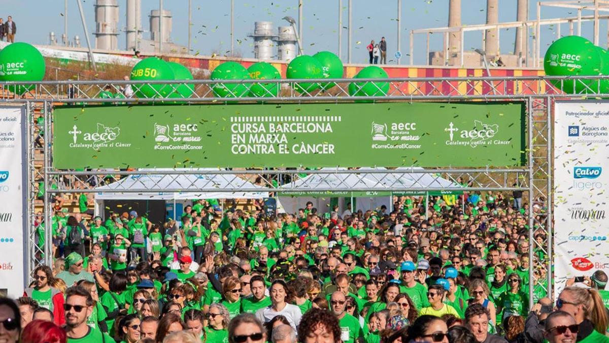 Woman se suma a la carrera contra el cáncer en Barcelona