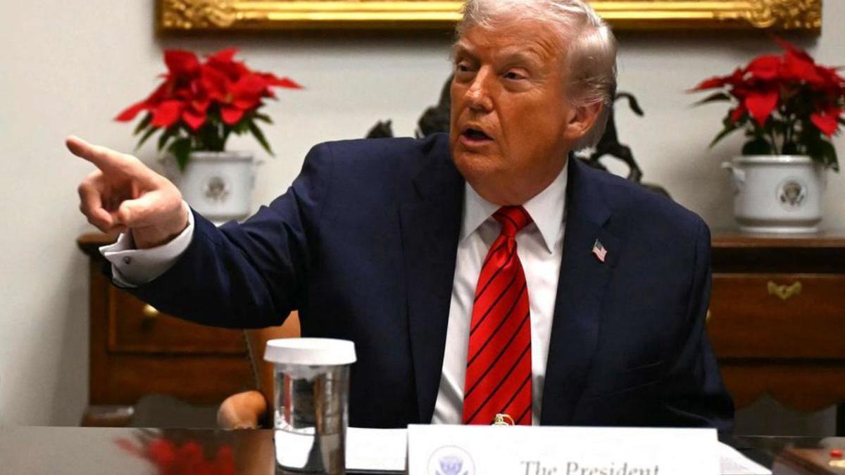 Donald Trump, dimarts, a Mount Pocono (Pensilvània).