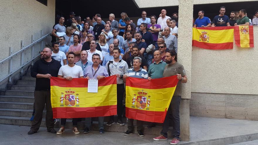 Concentración de la Policía en Palma contra el &quot;acoso&quot; de los agentes en Cataluña