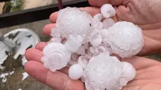 Un frente frío pone fin a la ola de calor en la Comunitat Valencia con granizo, tormentas y hasta un tornado