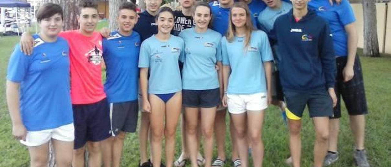 El Natació Xàtiva logra tres medallas en el Provincial