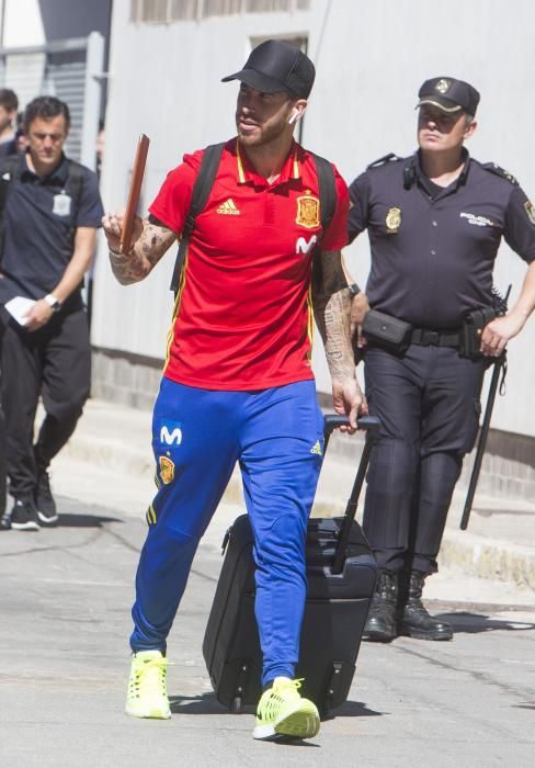 El entrenamiento de La Roja ayer en el Rico Pérez