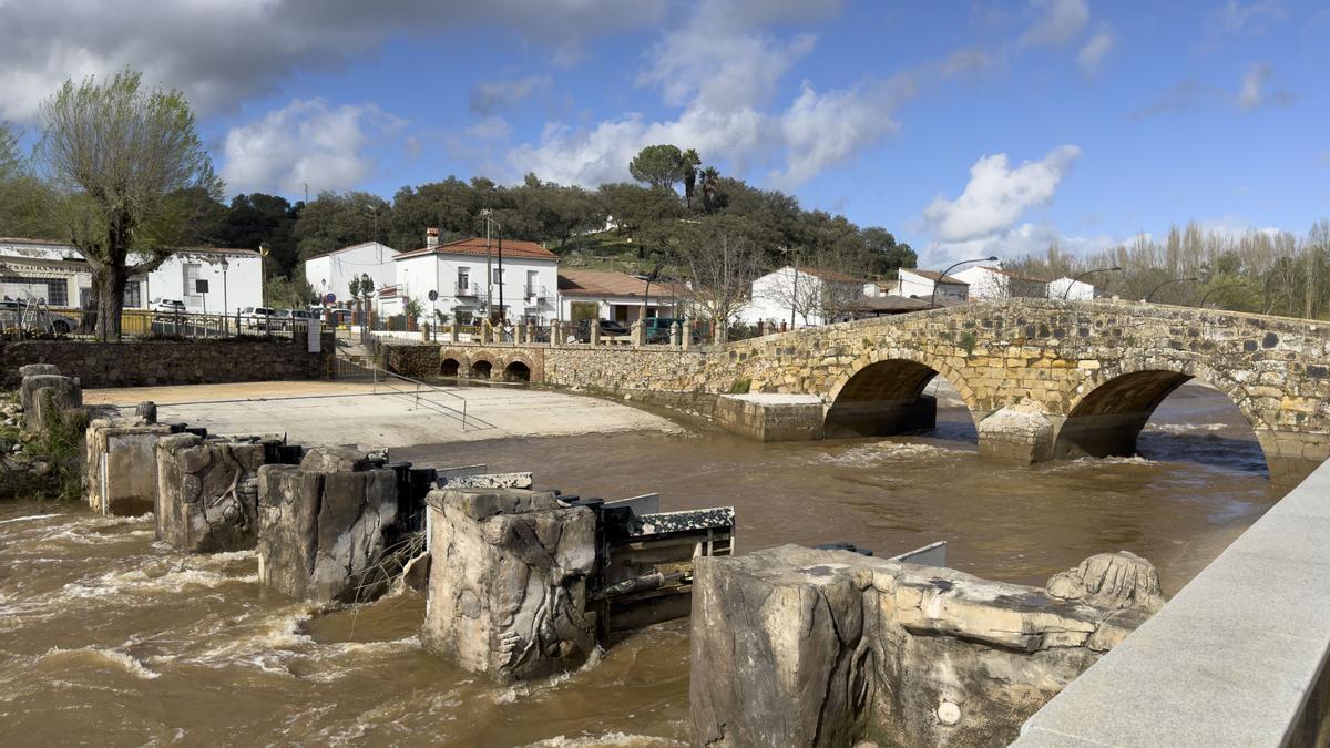 Las fuertes lluvias que caen sobre la provincia de Sevilla han provocado inundaciones en la localidad de San Nicolas del Puerto.