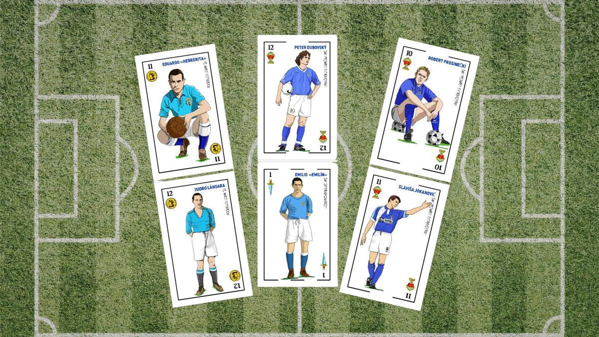 La baraja histórica del Real Oviedo