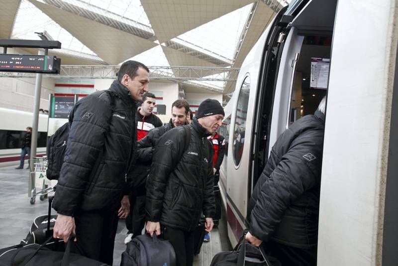 Fotogalería: Salida del CAI Zaragoza hacia Las Palmas