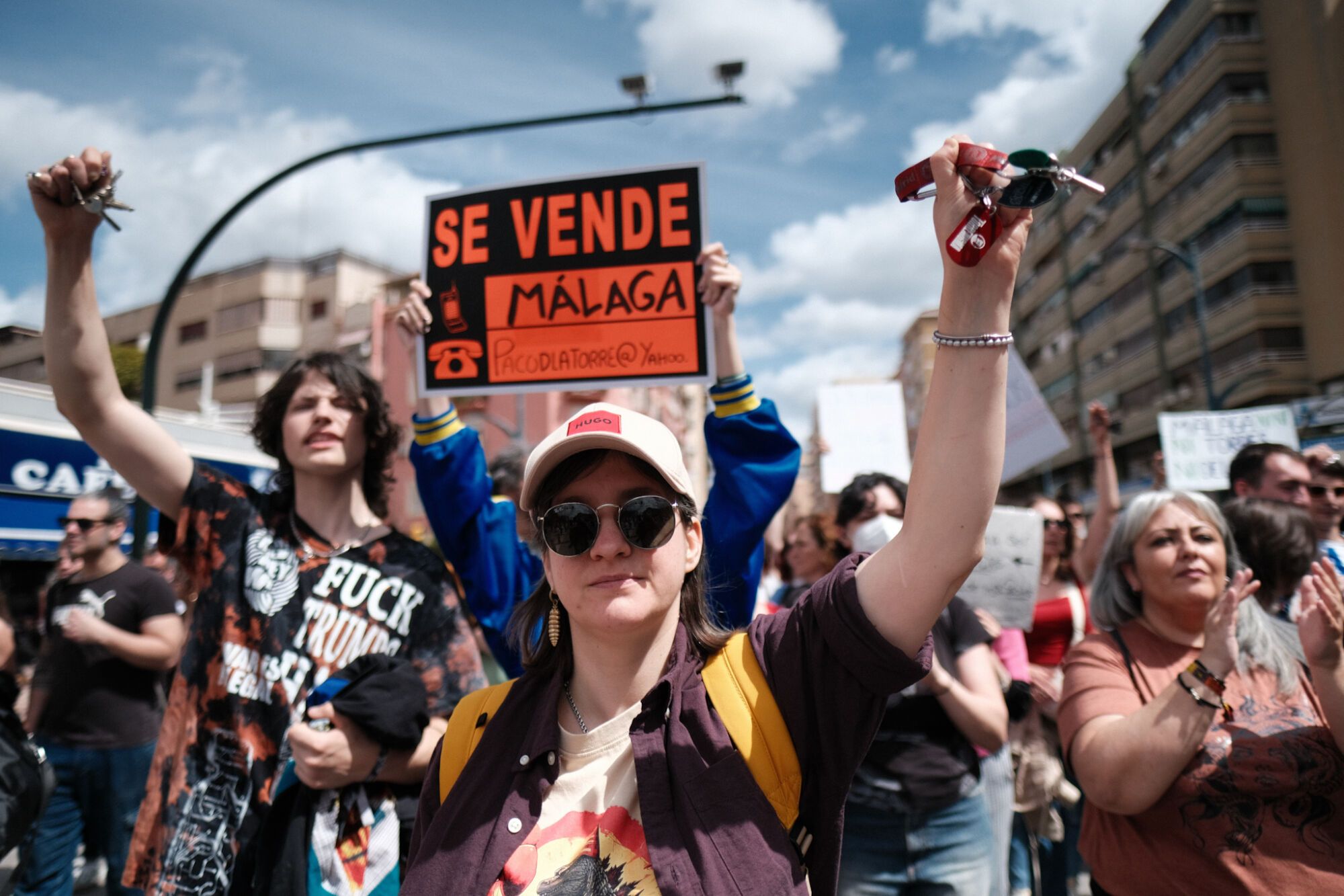 La manifestación por la vivienda digna salió este sábado a las calles de Málaga para reclamar soluciones contra la crisis habitacional