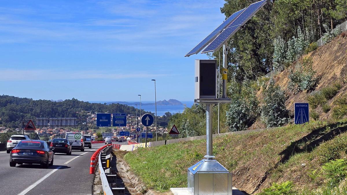 Nuevo radar fijo, situado en el punto kilométrico 10,3 del segundo cinturón, en la VG-20.