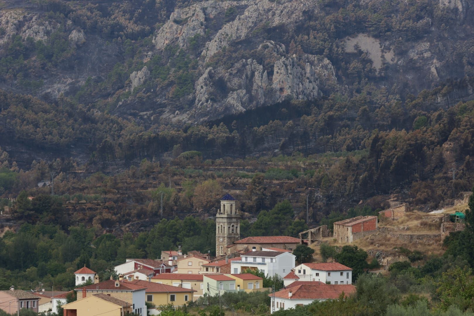 Las consecuencias del incendio de Bejís en Teresa