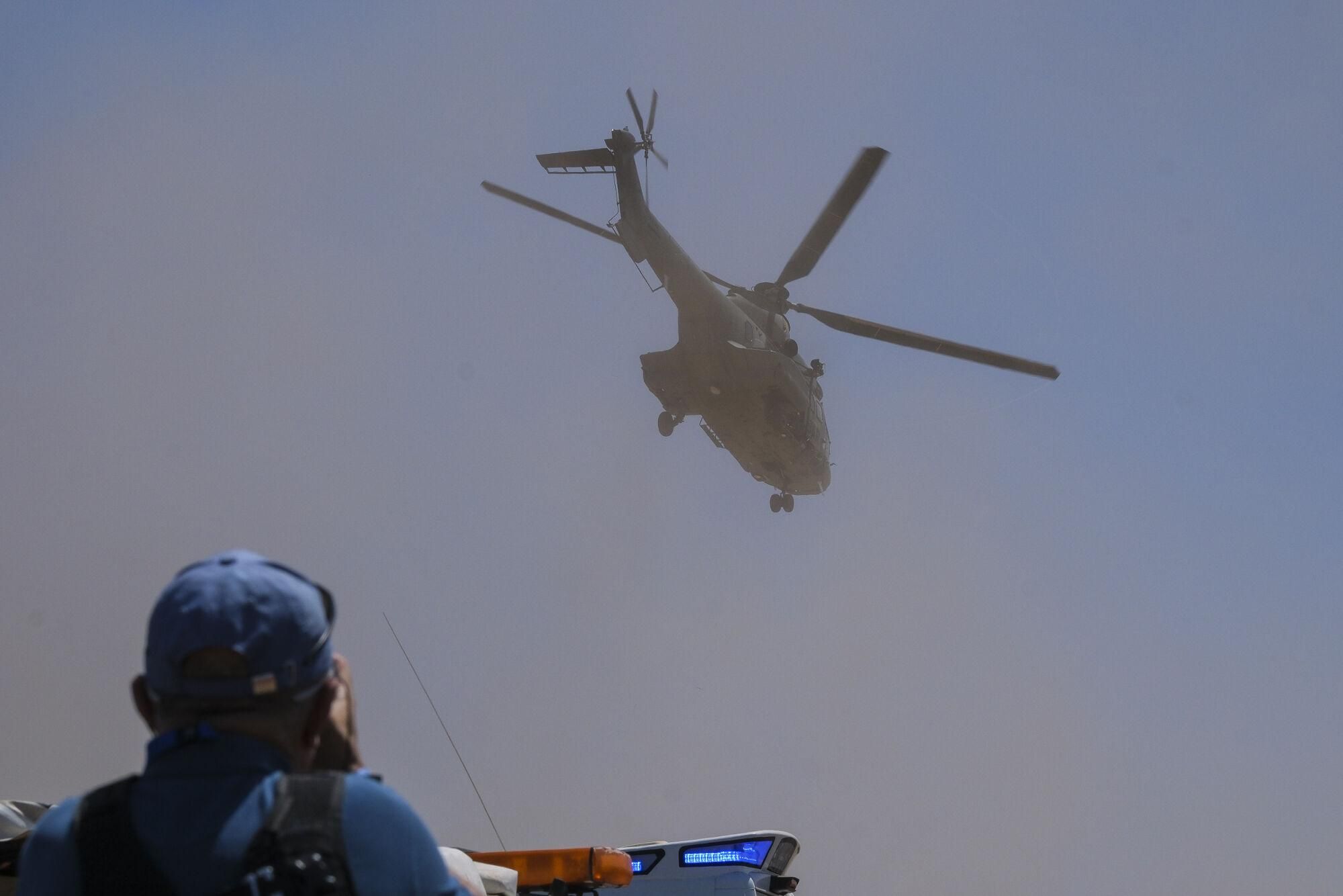 Ejercicio Canasar 2025: simulacro de accidente aéreo en Mogán