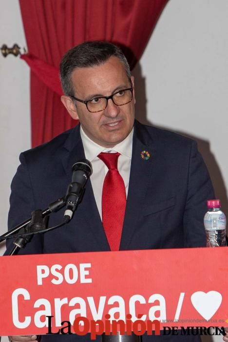 Presentación candidatura PSOE en Caravaca