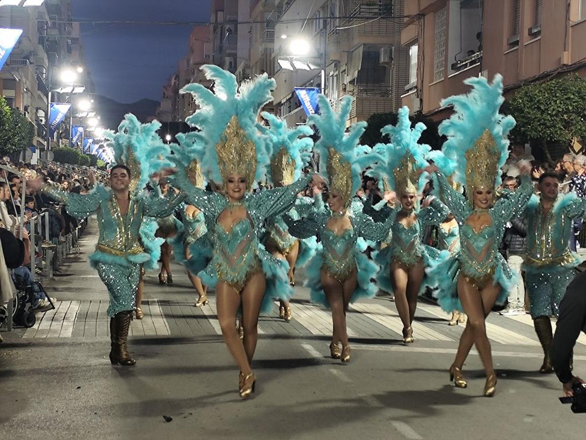 Las imágenes del desfile del Carnaval de Águilas (15 de febrero)