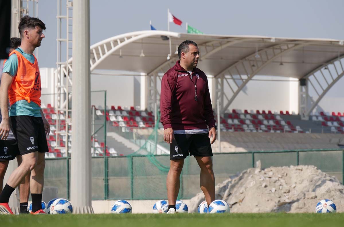 Segunda sesión de entrenamiento del Córdoba en Baréin