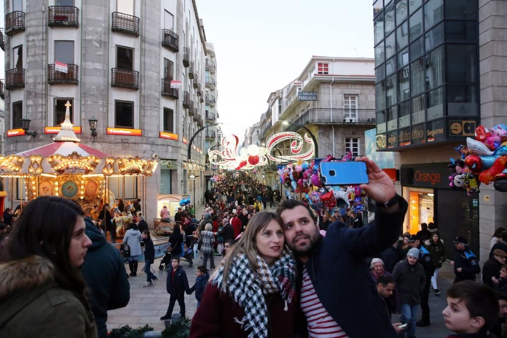 Fiebre de compras navideñas en Vigo