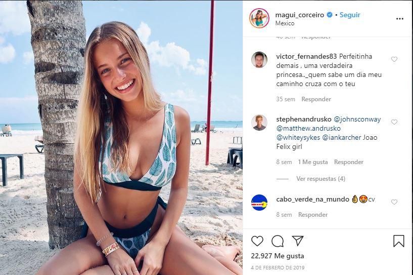 Magui Corceiro, la espectacular ¿novia? de Joao Félix