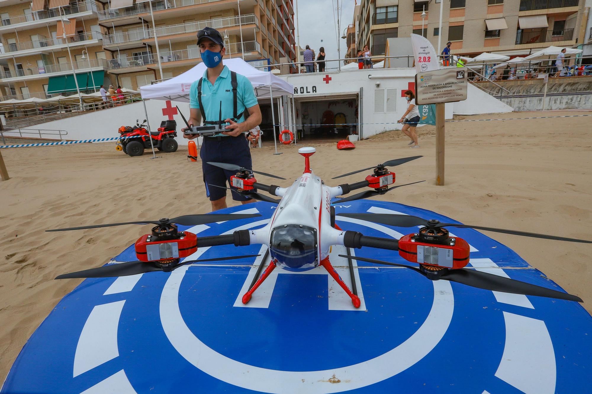 Guardamar del Segura estrena drones como "socorristas"