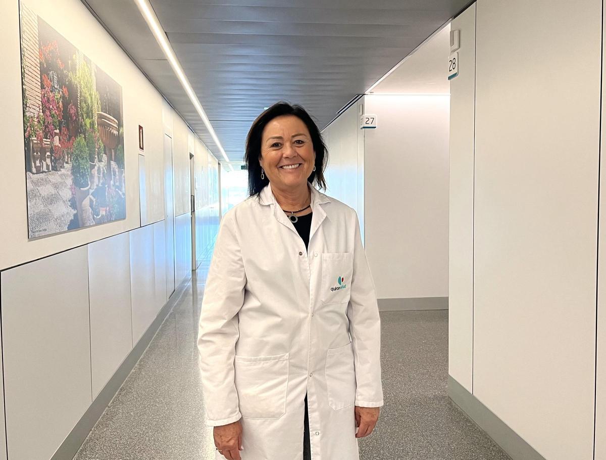 María Jesús Rubio, jefa del servicio de Oncología Médica del hospital Quirónsalud Córdoba.