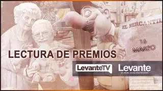 Sigue en directo la lectura de los premio de Fallas 2026: ¿Cuál será la mejor falla de este año?