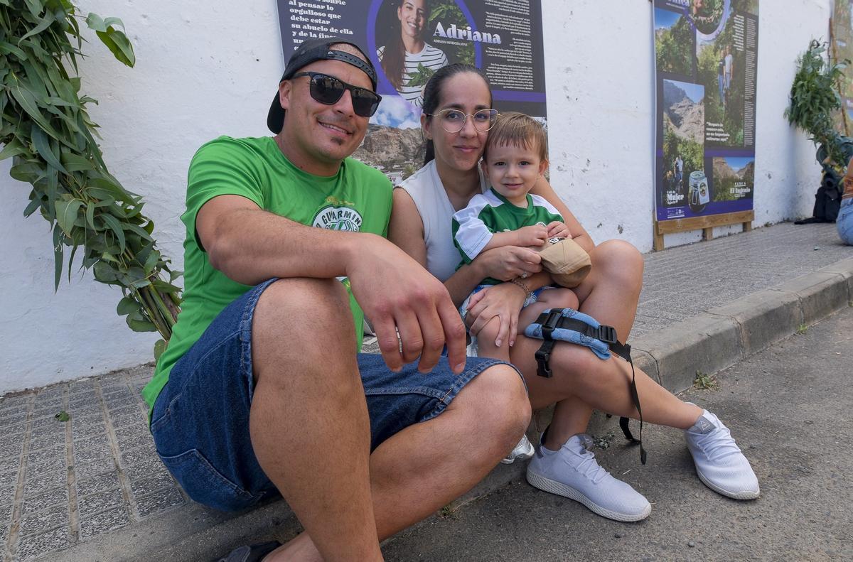 Aarón, Nerea y Huego.
