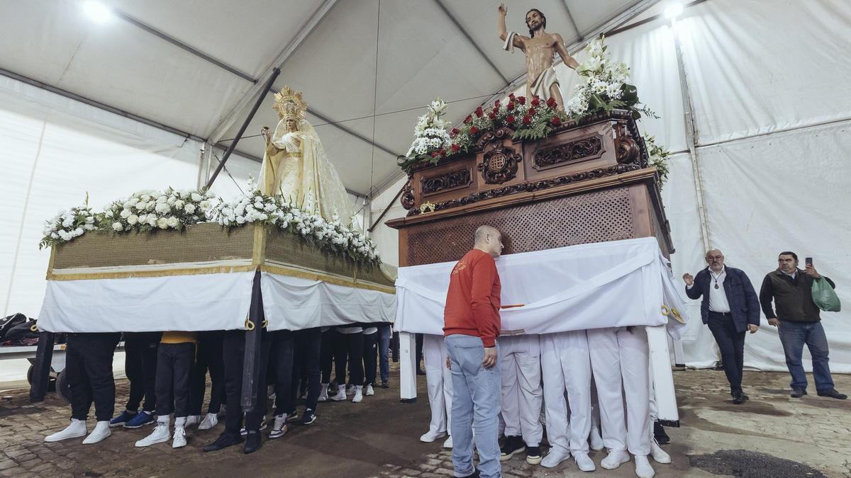 El mal tiempo trunca el Domingo de Resurrección en Mérida