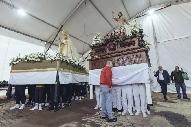 El mal tiempo trunca el Domingo de Resurrección en Mérida