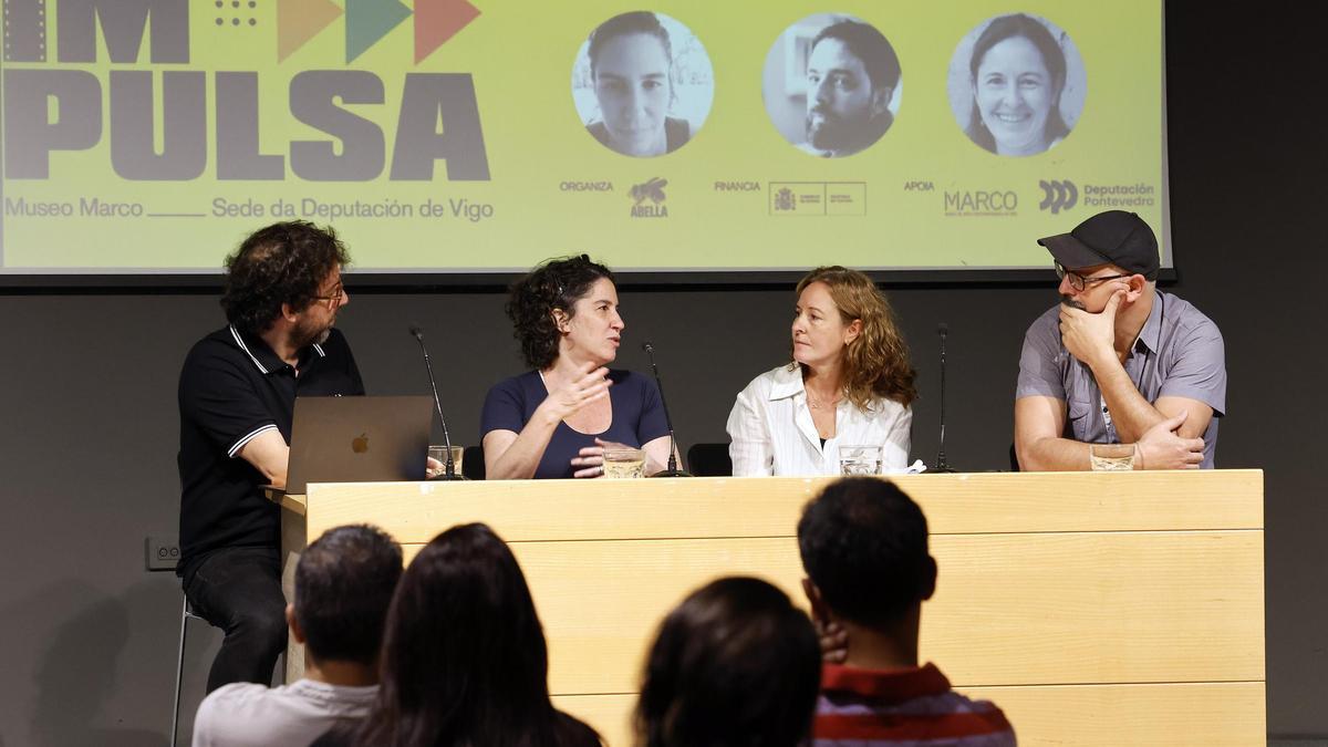 La jornada de hoy de Impulsa sobre las plataformas de streaming, con la intervención de Ana Tendler (Maricá Filmes), Xoán Escudero (de CREA), y Amaia Mauleón (directora de Vigo Film Office)