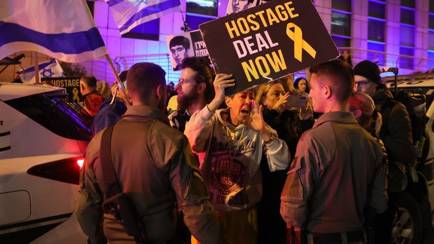 18 detenidos en una protesta contra el Gobierno de Netanyahu en Tel Aviv