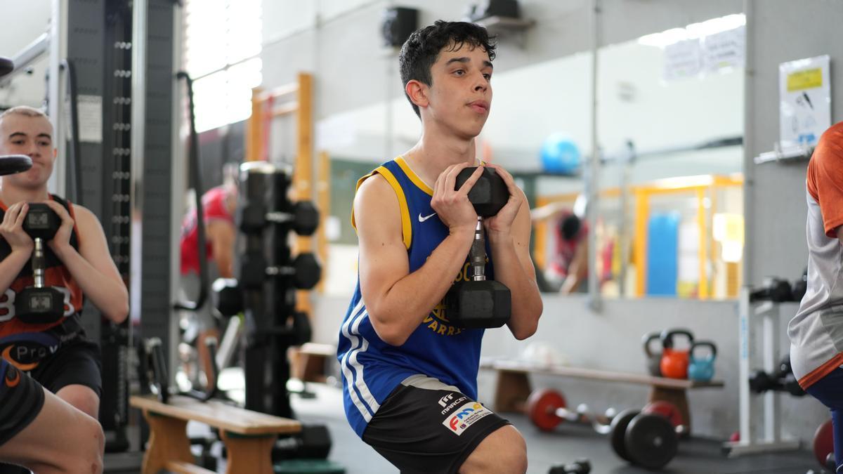 Uno de los participantes, durante el &#039;Summer Workout 2022&#039;