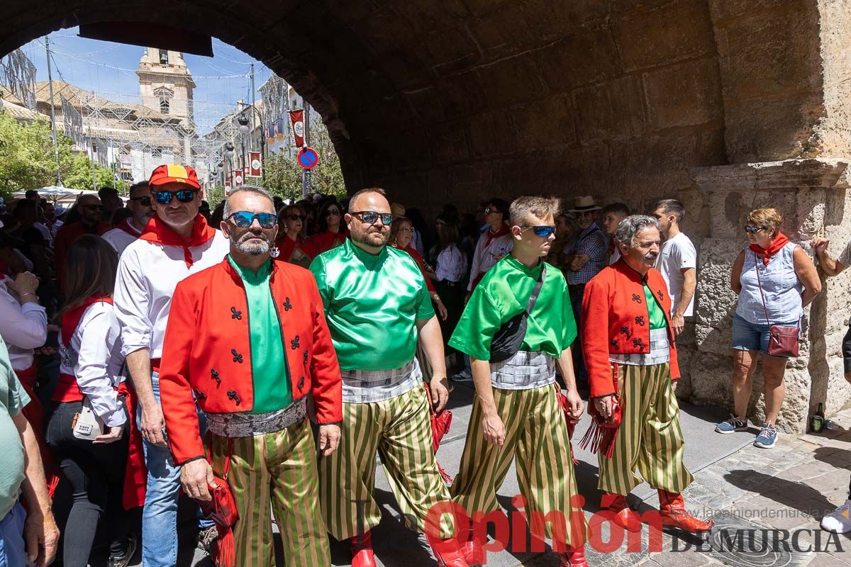 Moros y Cristianos en la mañana del dos de mayo en Caravaca