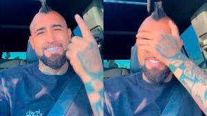 La mofa de Arturo Vidal al Madrid por el clásico