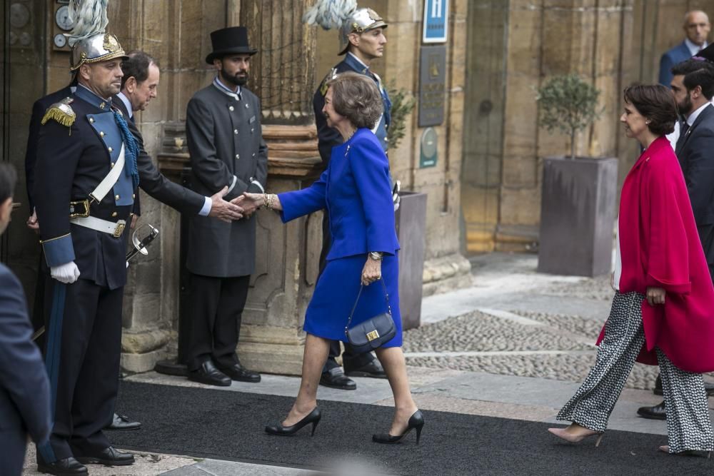 La llegada de la Reina a Oviedo