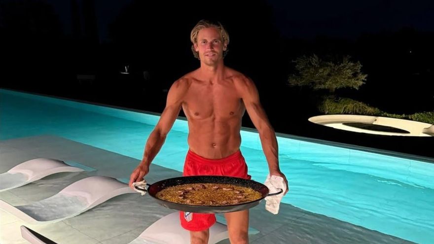 Marcos Llorente en Ibiza: “Comer, beber y compartir”