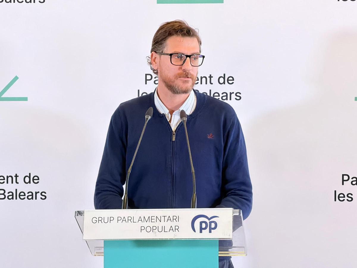 El portavoz del PP en el Parlament, Sebastià Sagreras